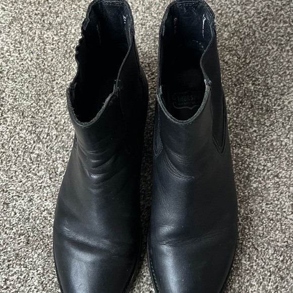 THURSDAY Duchess Leather Chelsea Boots 8 - Picture 4 of 9